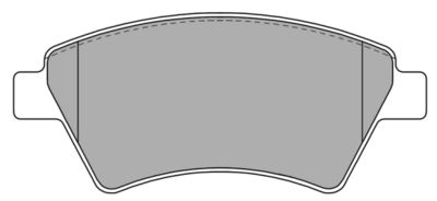 FBP1519 FREMAX Комплект тормозных колодок, дисковый тормоз