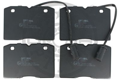 BP12022 OPTIMAL Комплект тормозных колодок, дисковый тормоз