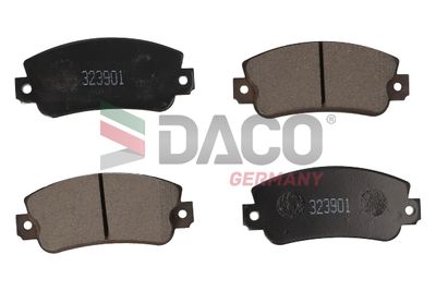323901 DACO Germany Комплект тормозных колодок, дисковый тормоз