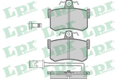 05P341 LPR Комплект тормозных колодок, дисковый тормоз