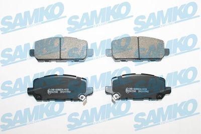 5SP1942 SAMKO Комплект тормозных колодок, дисковый тормоз