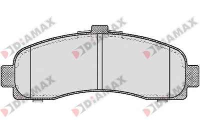 N09184 DIAMAX Комплект тормозных колодок, дисковый тормоз
