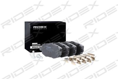 402B0537 RIDEX Комплект тормозных колодок, дисковый тормоз