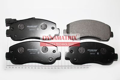 DBP4347 DYNAMATRIX Комплект тормозных колодок, дисковый тормоз