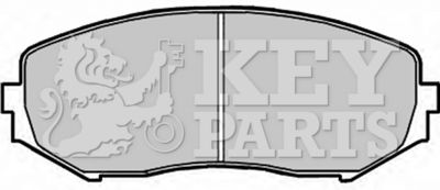 KBP1957 KEY PARTS Комплект тормозных колодок, дисковый тормоз