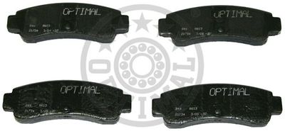 9613 OPTIMAL Комплект тормозных колодок, дисковый тормоз
