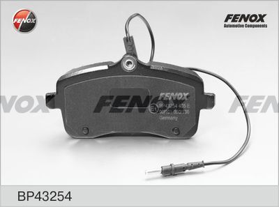 BP43254 FENOX Комплект тормозных колодок, дисковый тормоз
