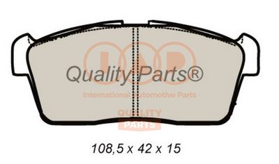 70416080 IAP QUALITY PARTS Комплект тормозных колодок, дисковый тормоз