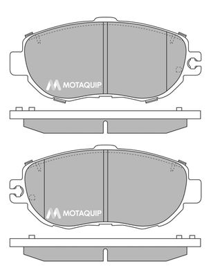 LVXL141 MOTAQUIP Комплект тормозных колодок, дисковый тормоз