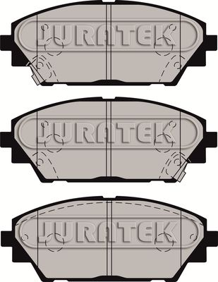 JCP8119 JURATEK Комплект тормозных колодок, дисковый тормоз