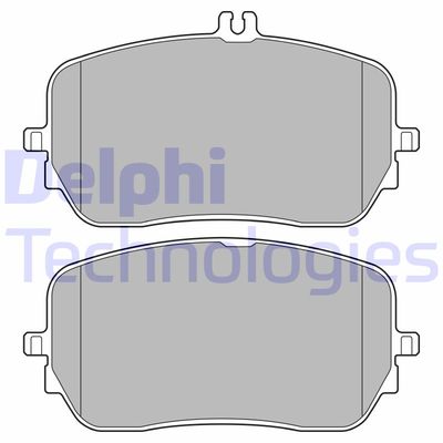 LP3603 DELPHI Комплект тормозных колодок, дисковый тормоз