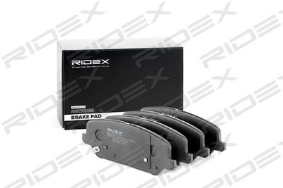402B0787 RIDEX Комплект тормозных колодок, дисковый тормоз