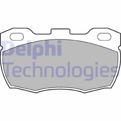 LP506 DELPHI Комплект тормозных колодок, дисковый тормоз