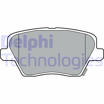 LP3386 DELPHI Комплект тормозных колодок, дисковый тормоз