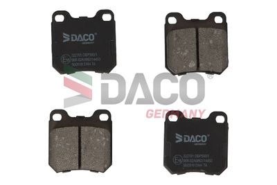 322701 DACO Germany Комплект тормозных колодок, дисковый тормоз