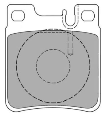 FBP1100 FREMAX Комплект тормозных колодок, дисковый тормоз