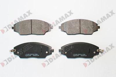 N09784 DIAMAX Комплект тормозных колодок, дисковый тормоз