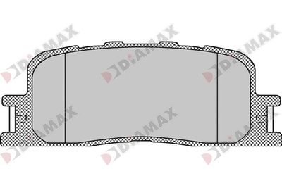 N09730 DIAMAX Комплект тормозных колодок, дисковый тормоз
