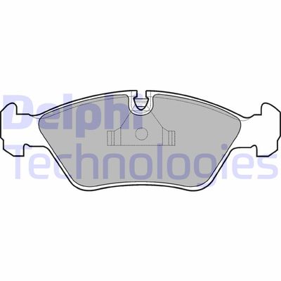 LP441 DELPHI Комплект тормозных колодок, дисковый тормоз