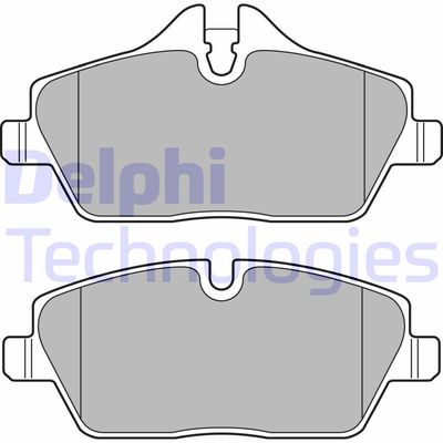 LP2718 DELPHI Комплект тормозных колодок, дисковый тормоз