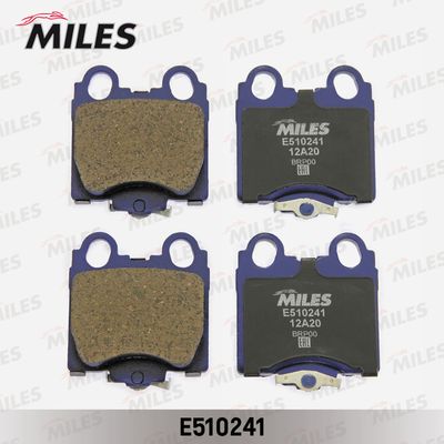 E510241 MILES Комплект тормозных колодок, дисковый тормоз