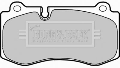 BBP2037 BORG & BECK Комплект тормозных колодок, дисковый тормоз