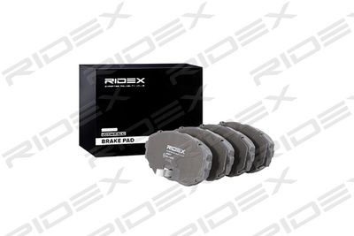 402B0615 RIDEX Комплект тормозных колодок, дисковый тормоз