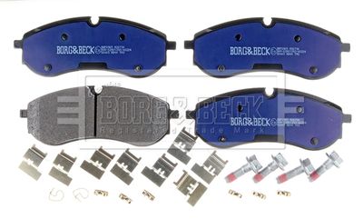 BBP2905 BORG & BECK Комплект тормозных колодок, дисковый тормоз