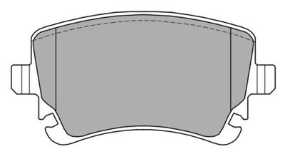 FBP1368 FREMAX Комплект тормозных колодок, дисковый тормоз