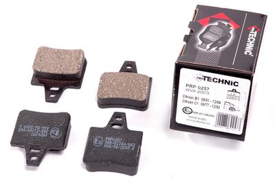 PRP0257 PROTECHNIC Комплект тормозных колодок, дисковый тормоз