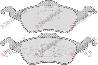 N09212 DIAMAX Комплект тормозных колодок, дисковый тормоз