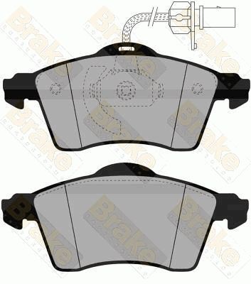 PA1464 Brake ENGINEERING Комплект тормозных колодок, дисковый тормоз