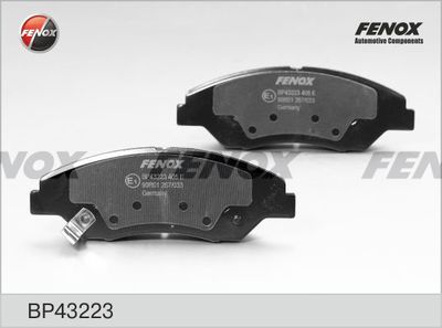 BP43223 FENOX Комплект тормозных колодок, дисковый тормоз