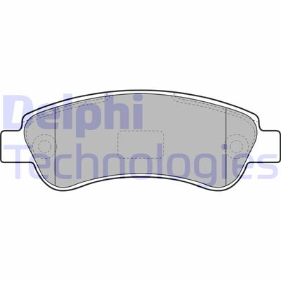 LP1994 DELPHI Комплект тормозных колодок, дисковый тормоз