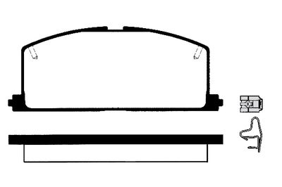 RA05750 RAICAM Комплект тормозных колодок, дисковый тормоз