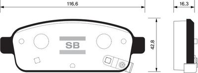 FBP1363 FI.BA Комплект тормозных колодок, дисковый тормоз