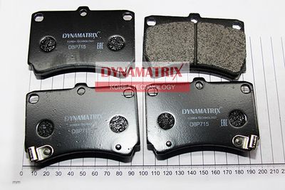 DBP715 DYNAMATRIX Комплект тормозных колодок, дисковый тормоз