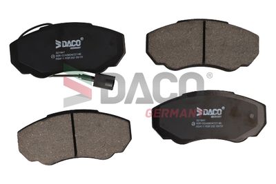 321947 DACO Germany Комплект тормозных колодок, дисковый тормоз