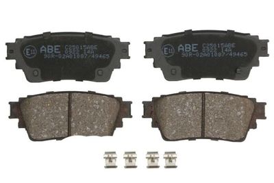 C25015ABE ABE Комплект тормозных колодок, дисковый тормоз