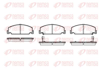 018212 REMSA Комплект тормозных колодок, дисковый тормоз