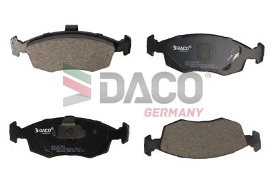 322362 DACO Germany Комплект тормозных колодок, дисковый тормоз