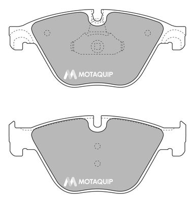 LVXL1716 MOTAQUIP Комплект тормозных колодок, дисковый тормоз