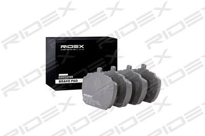 402B0966 RIDEX Комплект тормозных колодок, дисковый тормоз
