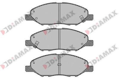 N09704 DIAMAX Комплект тормозных колодок, дисковый тормоз