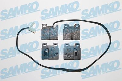 5SP030 SAMKO Комплект тормозных колодок, дисковый тормоз