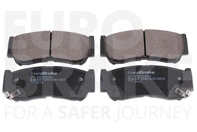 5502223451 EUROBRAKE Комплект тормозных колодок, дисковый тормоз