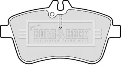 BBP2145 BORG & BECK Комплект тормозных колодок, дисковый тормоз