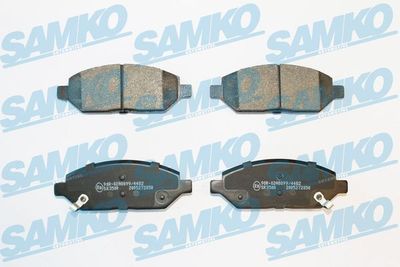 5SP2050 SAMKO Комплект тормозных колодок, дисковый тормоз
