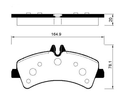 FBP1426 FI.BA Комплект тормозных колодок, дисковый тормоз