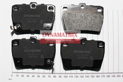 DBP1531 DYNAMATRIX Комплект тормозных колодок, дисковый тормоз